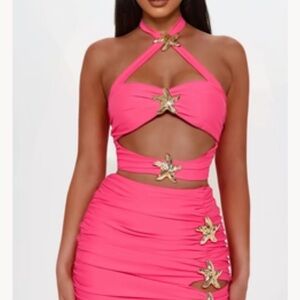 Seaside Star Skirt Set - Pink	



Size: M